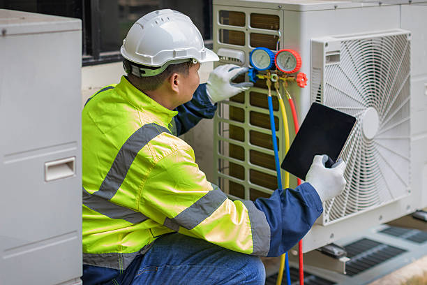 Professional Hvac technician working in Holly Springs, MS